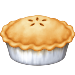 Bagaimana Pie emoji terlihat di Facebook.