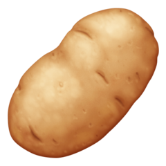 Bagaimana Potato emoji terlihat di Facebook.