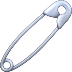 Bagaimana Safety Pin emoji terlihat di Facebook.