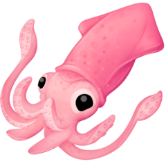 How Squid emoji looks on Facebook.