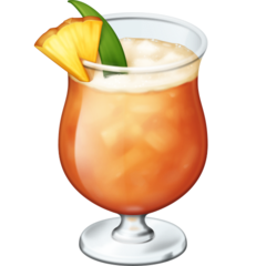 Bagaimana Tropical Drink emoji terlihat di Facebook.