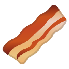 Hur Bacon emoji ser ut på Google.