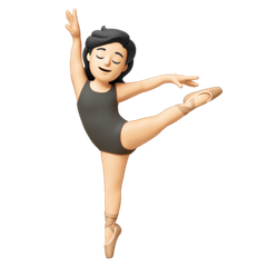 Come Persona che danza: carnagione chiara emoji appare su Google.