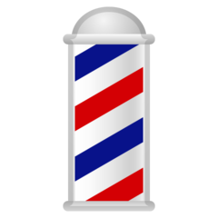 How Barber Pole emoji looks on Google.