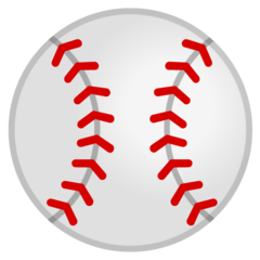 How Baseball emoji looks on Google.