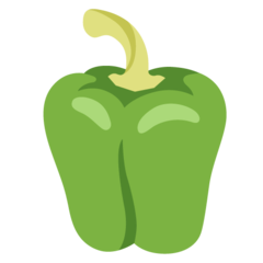 Bagaimana Paprika emoji terlihat di Google.