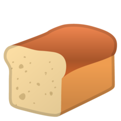 How Bread emoji looks on Google.