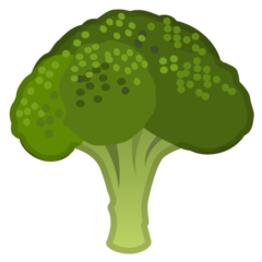 How Broccoli emoji looks on Google.