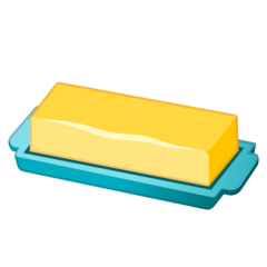 Wie Butter Emoji auf Google aussieht.