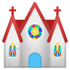 How Church emoji looks on Google.