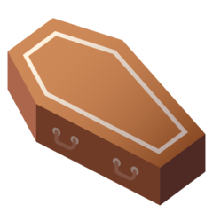 How Coffin emoji looks on Google.