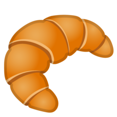 Como o emoji do Croissant é exibido no Google.