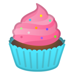 Cupcake emojisi Google üzerinde nasıl görünüyor.