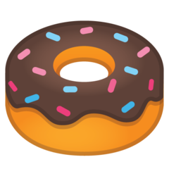 How Doughnut emoji looks on Google.