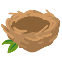 How Empty Nest emoji looks on Google.