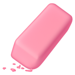 A quoi ressemblent les emoji Eraser sur Google.