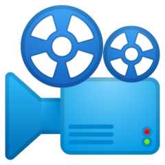 How Film Projector emoji looks on Google.