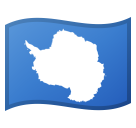 A quoi ressemblent les emoji Drapeau : Antarctique sur Google.