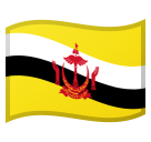 Como o emoji do Bandeira: Brunei é exibido no Google.