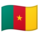 How Flag: Cameroon emoji looks on Google.