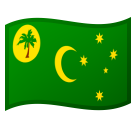 Bagaimana emoji Bendera: Kepulauan Cocos (Keeling) kelihatan di Google.