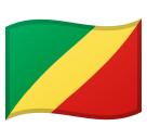 How Flag: Congo - Brazzaville emoji looks on Google.