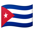 How Flag: Cuba emoji looks on Google.