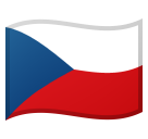 How Flag: Czechia emoji looks on Google.