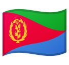 Hvordan Flagg: Eritrea emoji ser ut på Google.