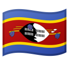 A quoi ressemblent les emoji Drapeau : Eswatini sur Google.