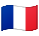 A quoi ressemblent les emoji Drapeau: France sur Google.
