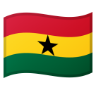 Hvordan Flagg: Ghana emoji ser ut på Google.