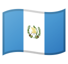 How Flag: Guatemala emoji looks on Google.