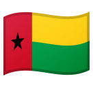 Wie Flagge: Guinea-Bissau Emoji auf Google aussieht.