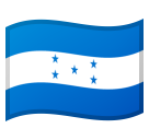 Wie Flagge: Honduras Emoji auf Google aussieht.