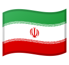 How Flag: Iran emoji looks on Google.