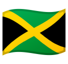 How Flag: Jamaica emoji looks on Google.