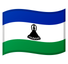 Hvordan Flagg: Lesotho emoji ser ut på Google.