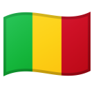 Bagaimana emoji Bendera: Mali kelihatan di Google.