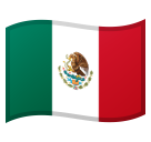 How Flag: Mexico emoji looks on Google.