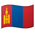 How Flag: Mongolia emoji looks on Google.