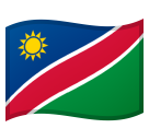 Hvordan Flagg: Namibia emoji ser ut på Google.