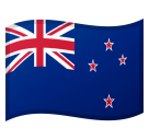 Hvordan Flagg: New Zealand emoji ser ut på Google.