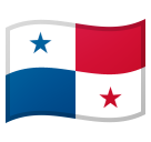 How Flag: Panama emoji looks on Google.