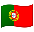 How Flag: Portugal emoji looks on Google.