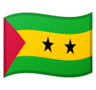 Bagaimana emoji Bendera: Sao Tome dan Principe kelihatan di Google.