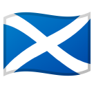 Bagaimana emoji Bendera: Scotland kelihatan di Google.