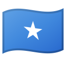 How Flag: Somalia emoji looks on Google.