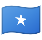 Bagaimana emoji Bendera: Somalia kelihatan di Google.