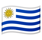 How Flag: Uruguay emoji looks on Google.